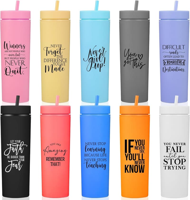 Graduation Thank You Gift: 16oz Inspirational Tumbler for Teams