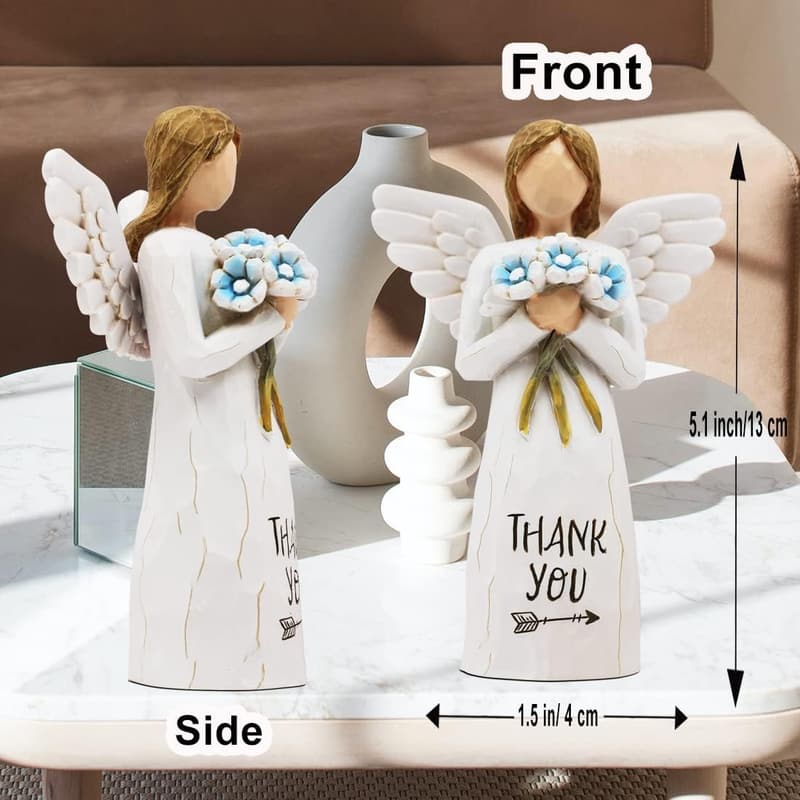 Thanksgiving Thank You Gift - Hand-Painted Sculpted Figure for Women