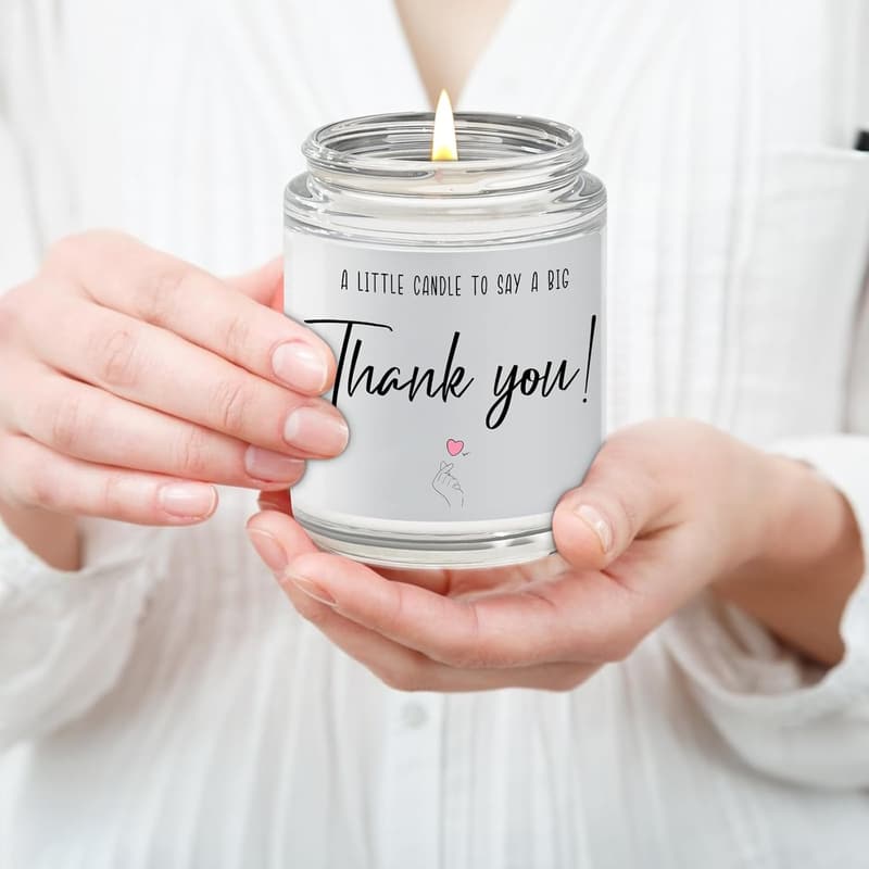 Lavender Wax Candle - Appreciation Gift for Women & Moms