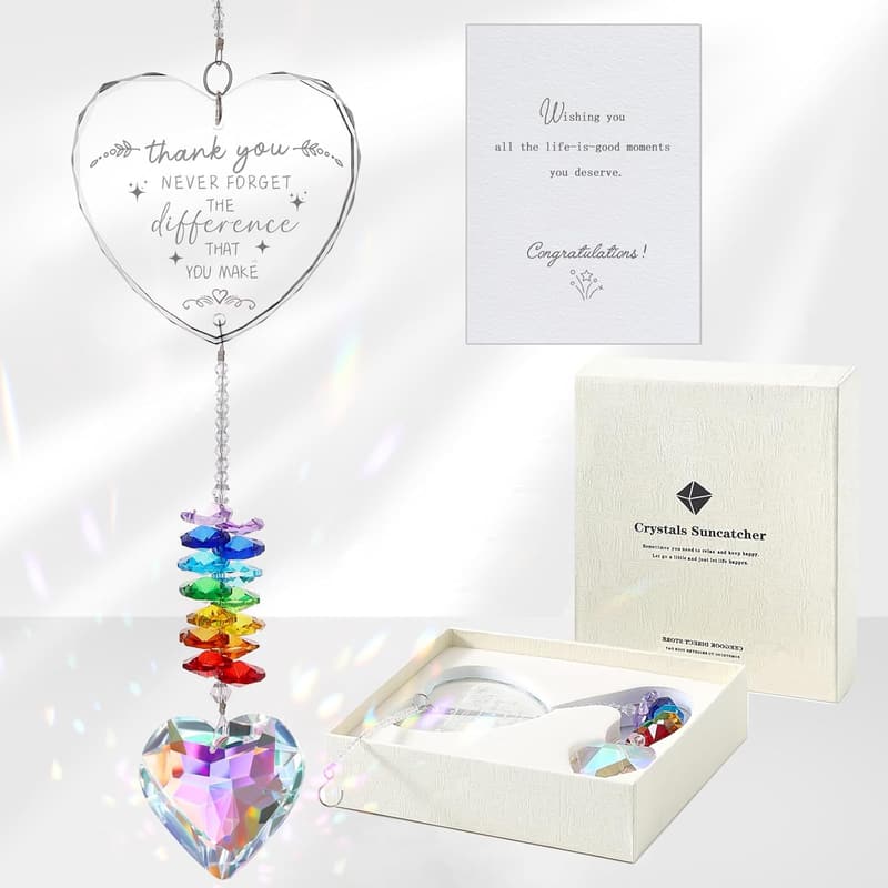 Thank You Gift - Crystal Suncatcher Ornament for Women