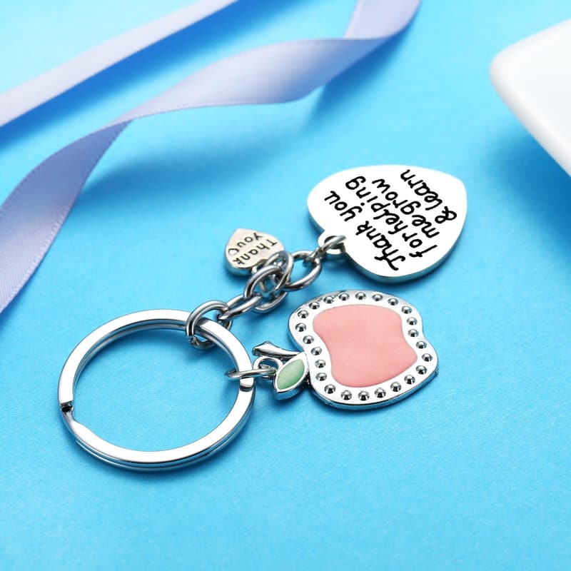 Teacher Appreciation Keychain - Thank You Gift