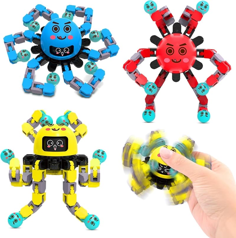 Fidget Spinner Toys – 3 PCS Sensory Relief for Kids & Teens