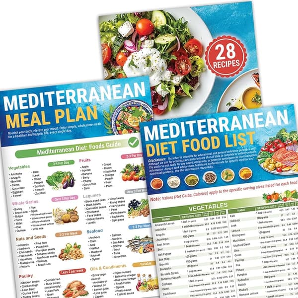 Mediterranean Diet Planner & Recipe Guide for 2025