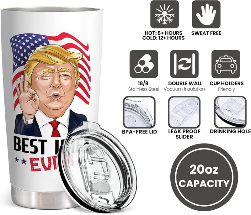 Wedding Anniversary Gift for Wife - 20 oz Stainless Steel Tumbler