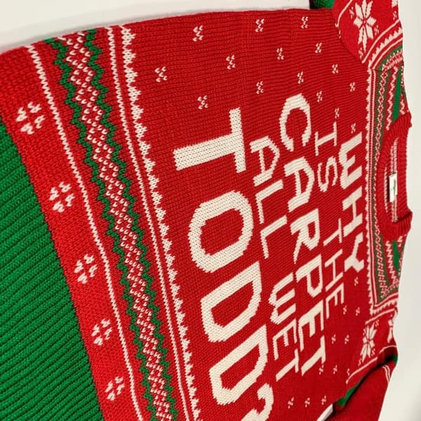 Ugly Christmas Sweater - Todd with Red Carpet Design