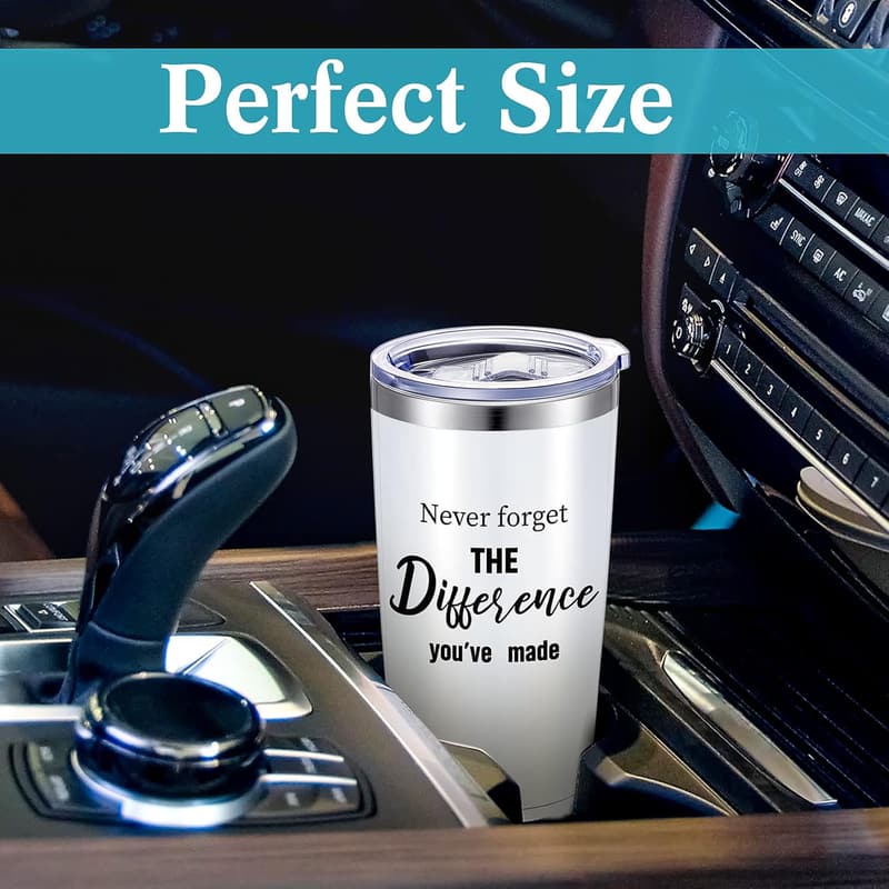 Inspirational 20 oz Stainless Steel Tumblers for Team Appreciation