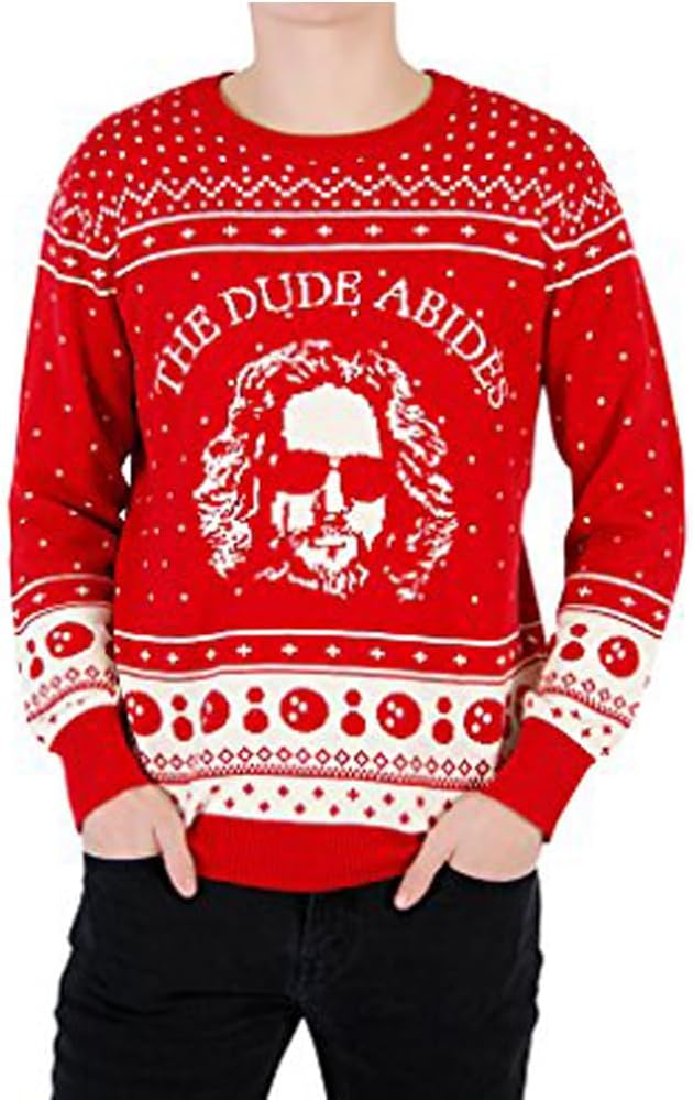 The Dude Abides Ugly Christmas Sweater