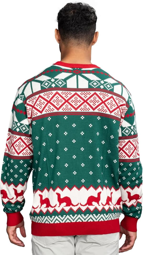 Dude Abide Bowling Ugly Christmas Sweater