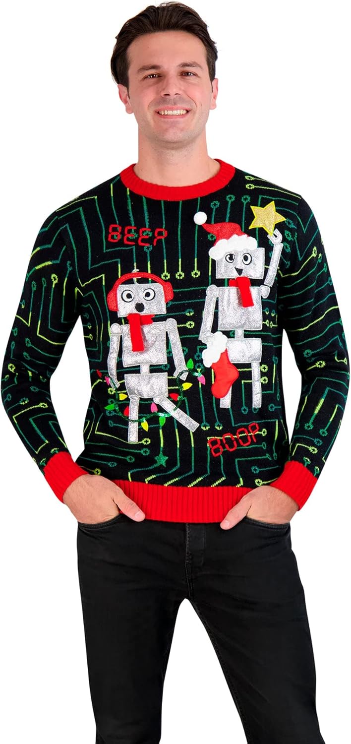 Festive Ugly Christmas Sweater for Men and Women