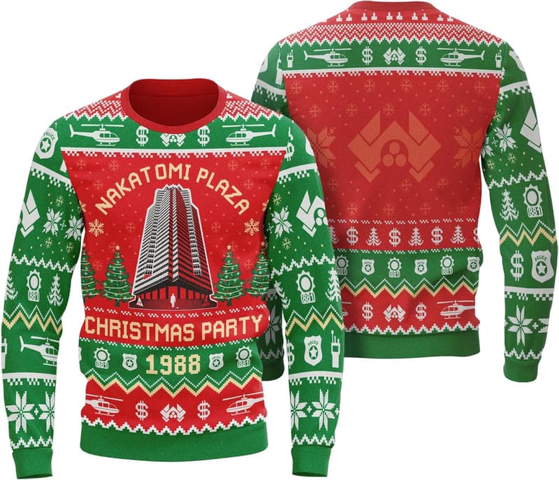 Christmas Ugly Sweater - Knitted Holiday Movie Design