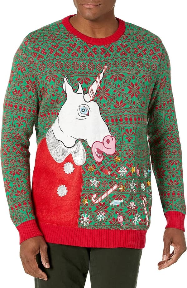 Light-Up Men's Ugly Christmas Sweater