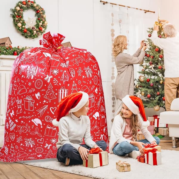 Extra Large Christmas Gift Bags for Bikes & Toys, 72