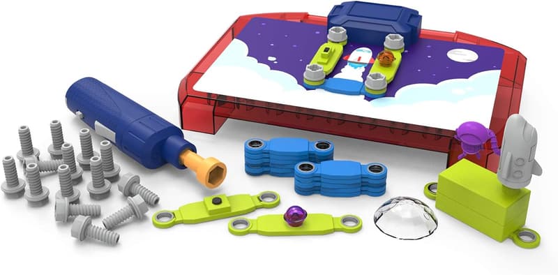 STEM Circuit Building Kit with Power Drill & 20 Challenges for Ages 5+