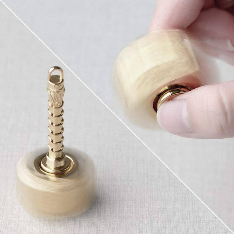 Fidget Spinner Toy for Stress Relief - Copper Metal Gyro