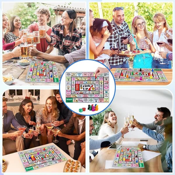 Funny Drinking Board Game for Adults - Interactive Party Fun