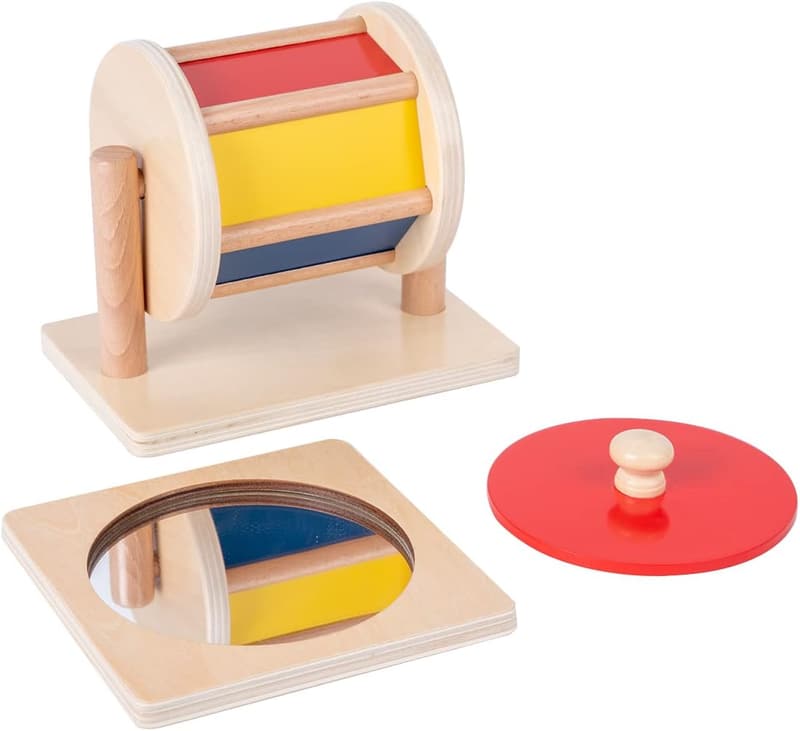 Montessori Play Kit for Toddlers (6-12 Months) - Mirror & Puzzles