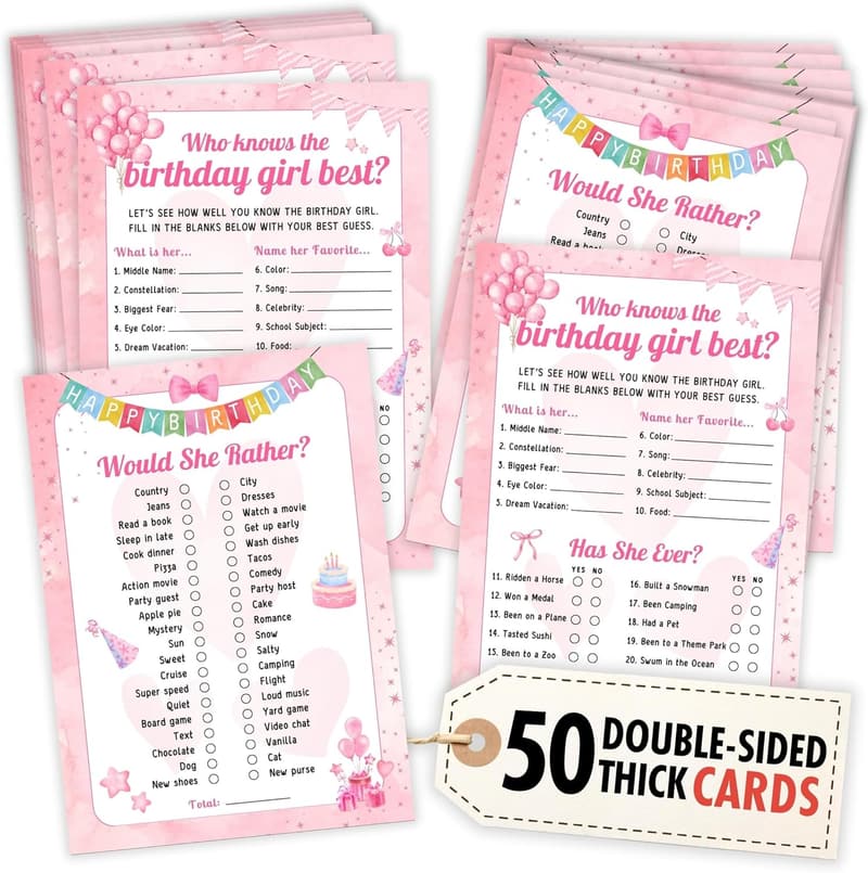 Teen Girl Birthday Party Game - 