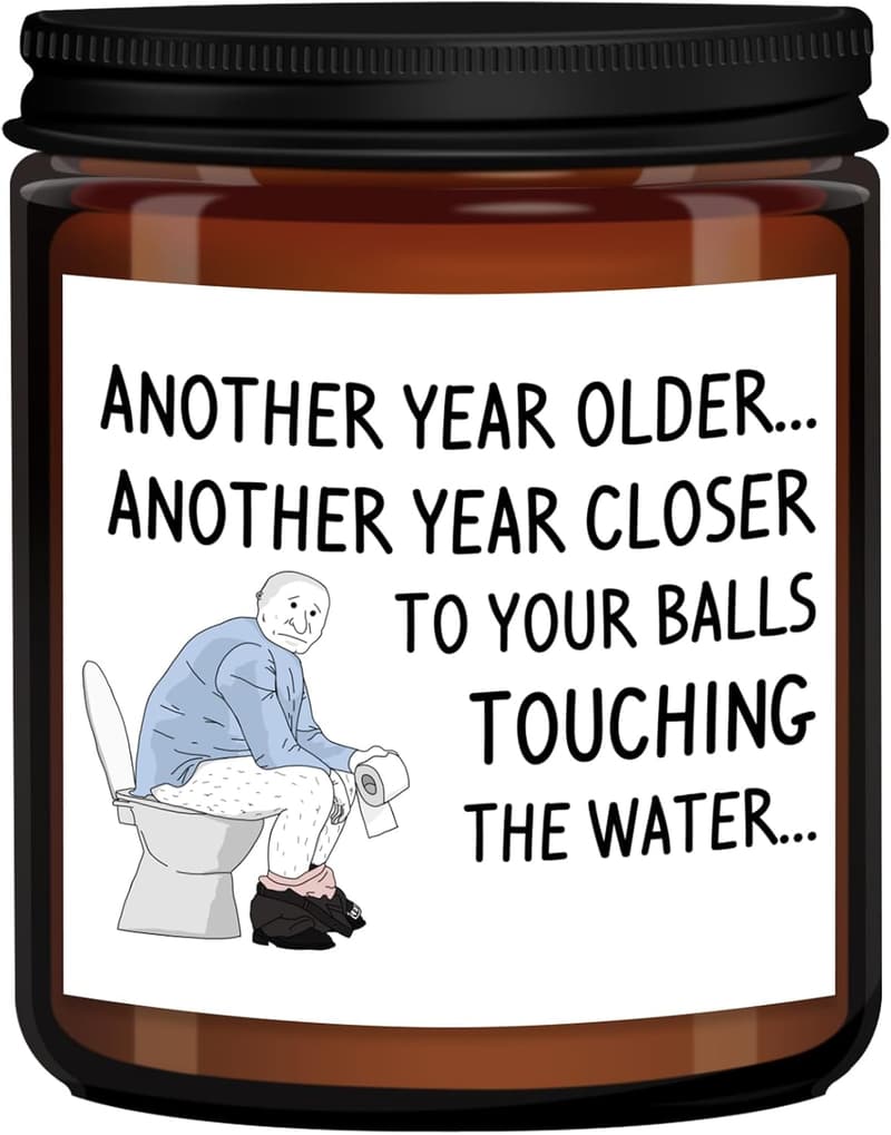 Unique Birthday Candles for Men - Fun Gift for Him
