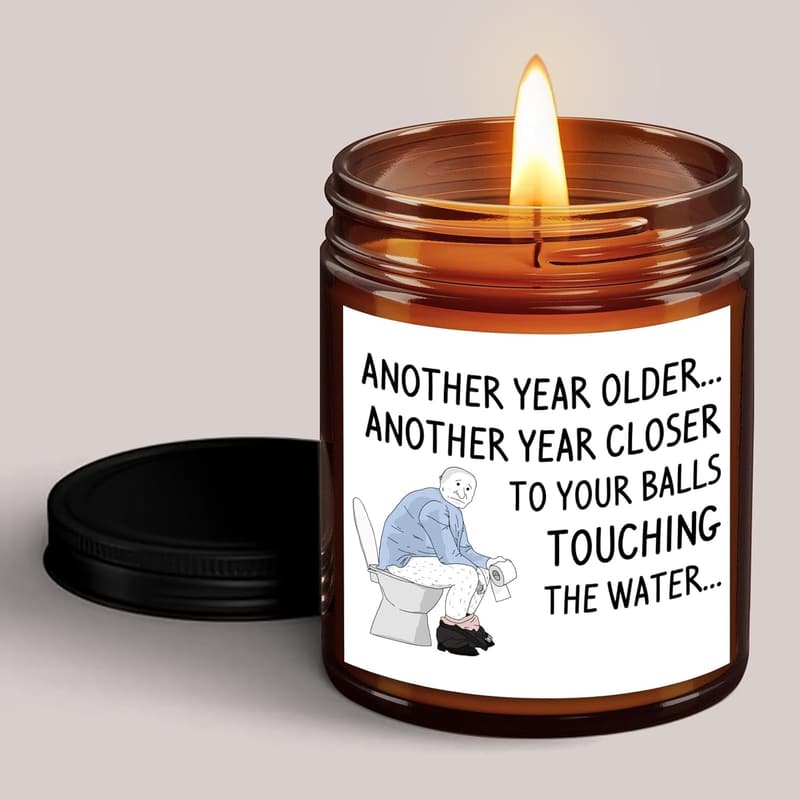 Unique Birthday Candles for Men - Fun Gift for Him
