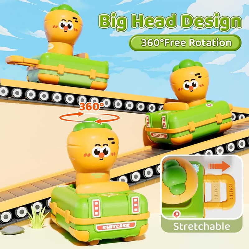 Vegetable Car Toys for 1-2 Year Old Boys | Birthday Gift