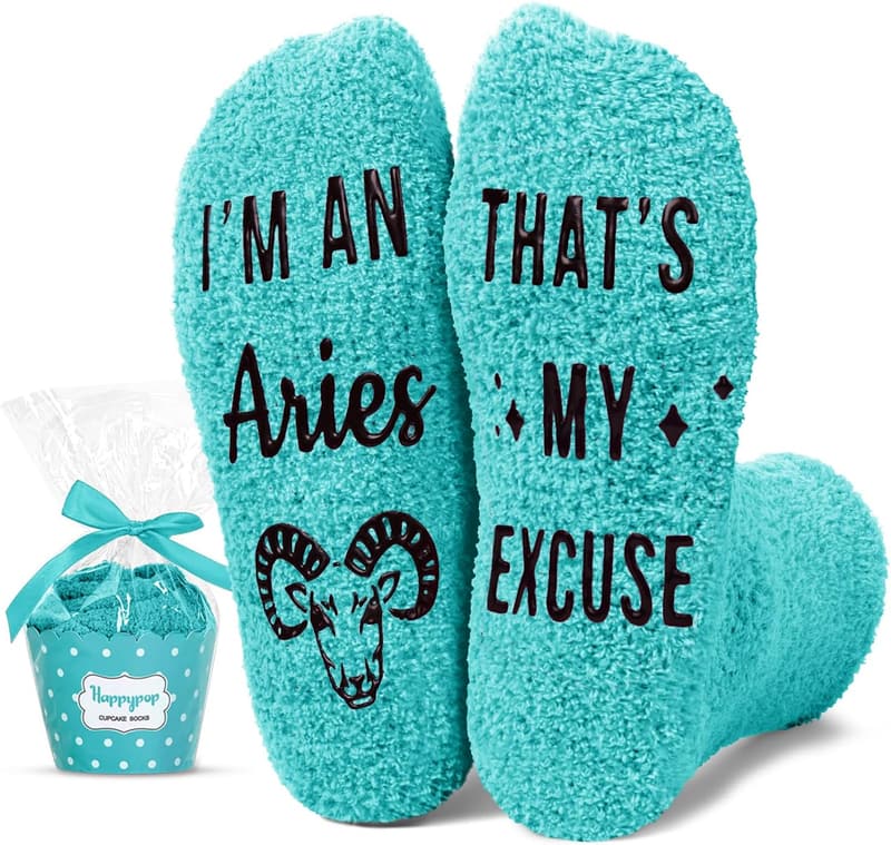 Zodiac Birthday Galaxy Socks for Women and Teen Girls