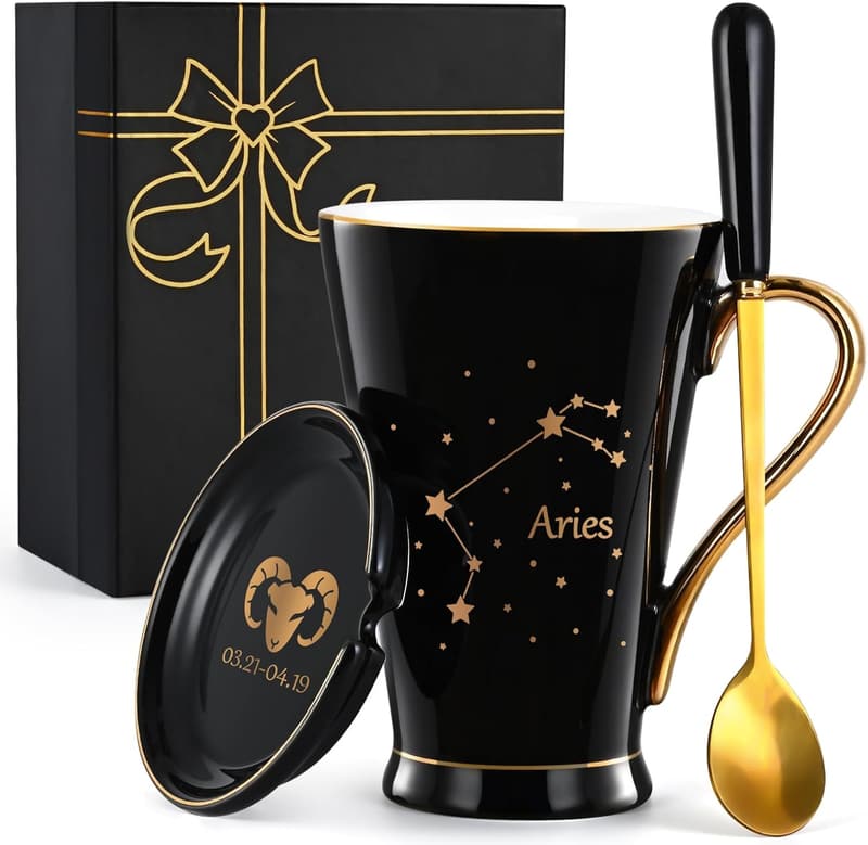 Aries Zodiac Coffee Mug - Astrology Gift for March/April Birthdays