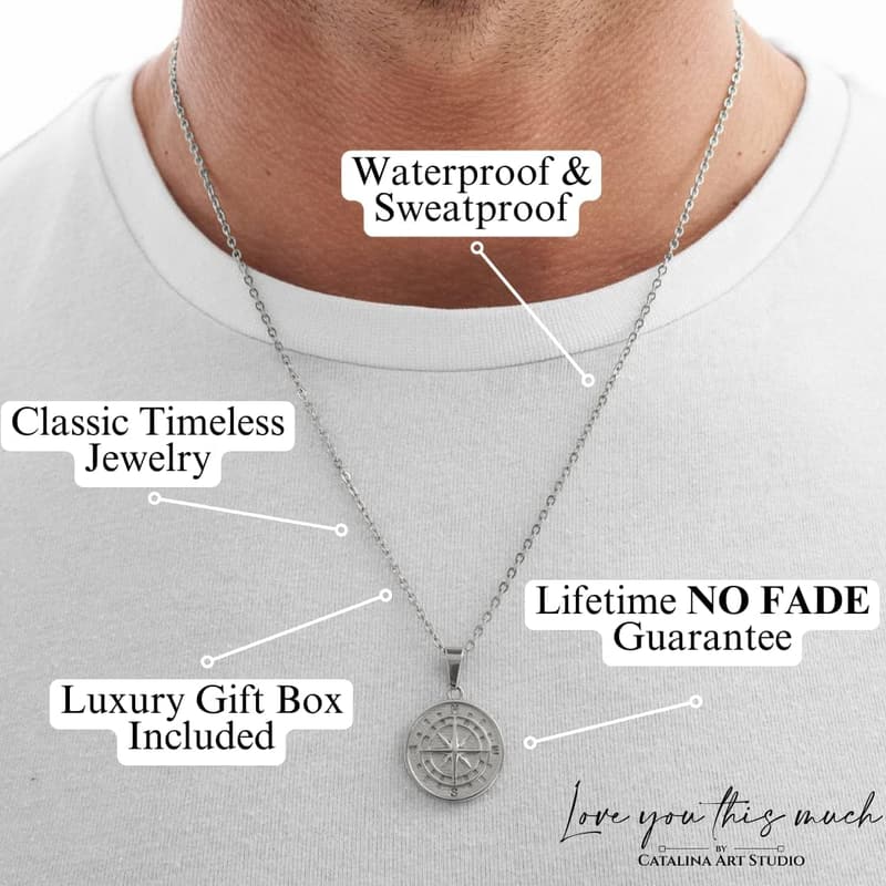 Romantic Steel Bracelet Gift Set for Husbands
