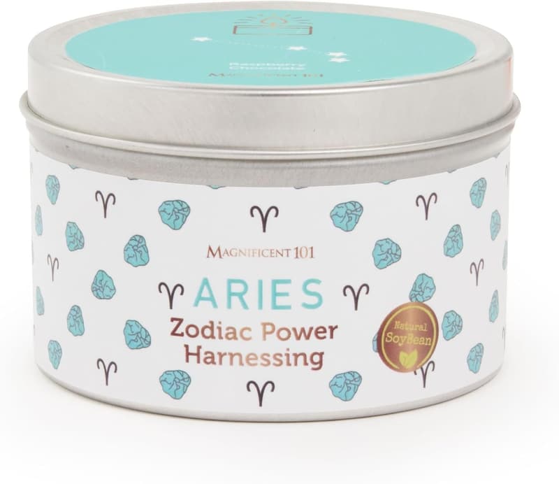 Aries Zodiac Candle - Scented Soy Wax - 6oz Gift for Astrology Fans