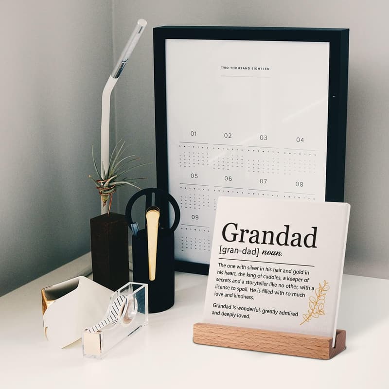 Best Grandpa Ever Definition Gift from Grandchildren