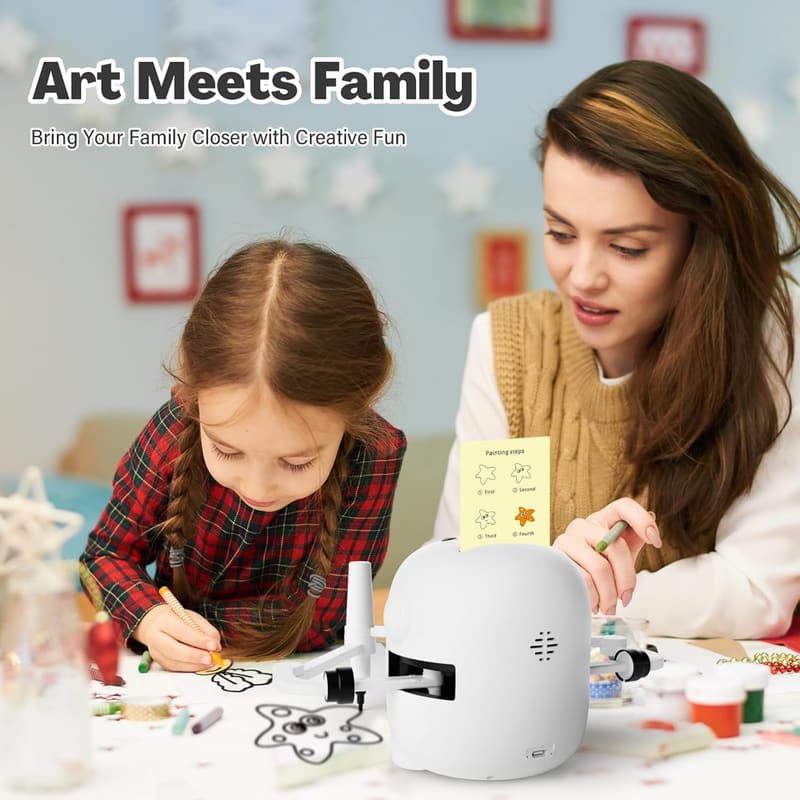 Interactive Drawing Robot for Kids – Educational Toy for Ages 3-8