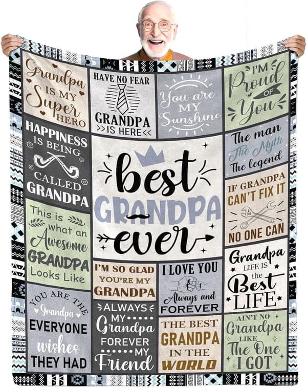 Best Grandpa Ever Blanket | 50