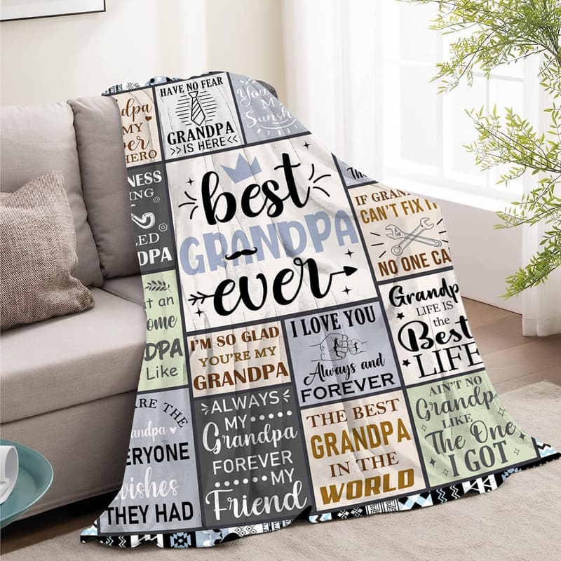 Best Grandpa Ever Blanket | 50
