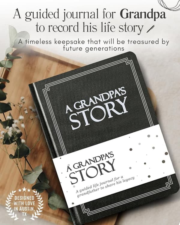 Grandpa's Life Story Journal: Sentimental Keepsake for Fathers