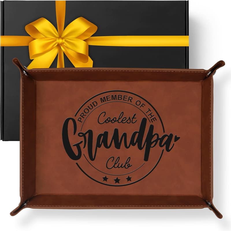Grandpa Gift: Valet Tray for Father's Day & Christmas