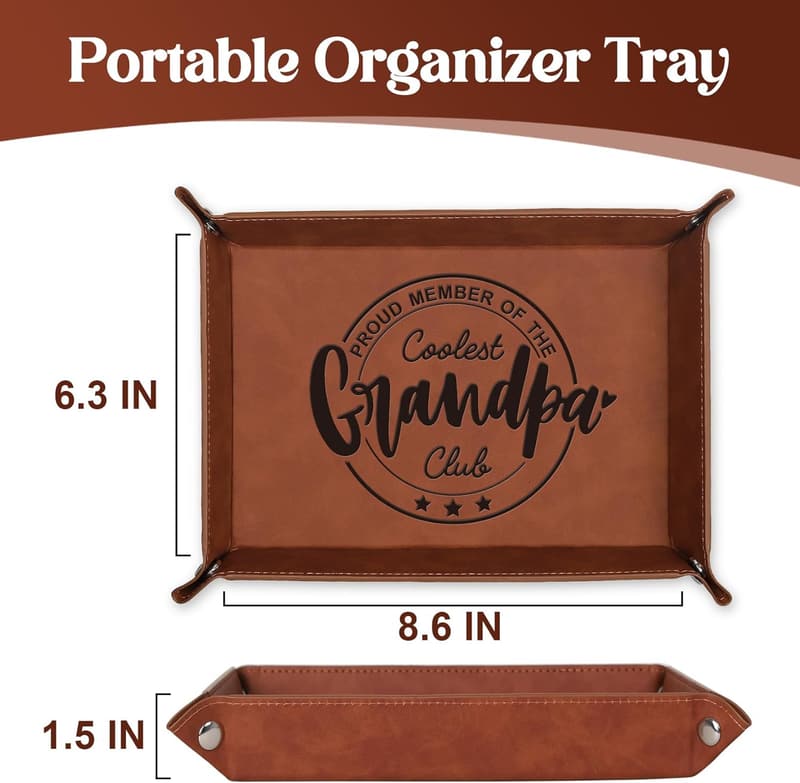 Grandpa Gift: Valet Tray for Father's Day & Christmas