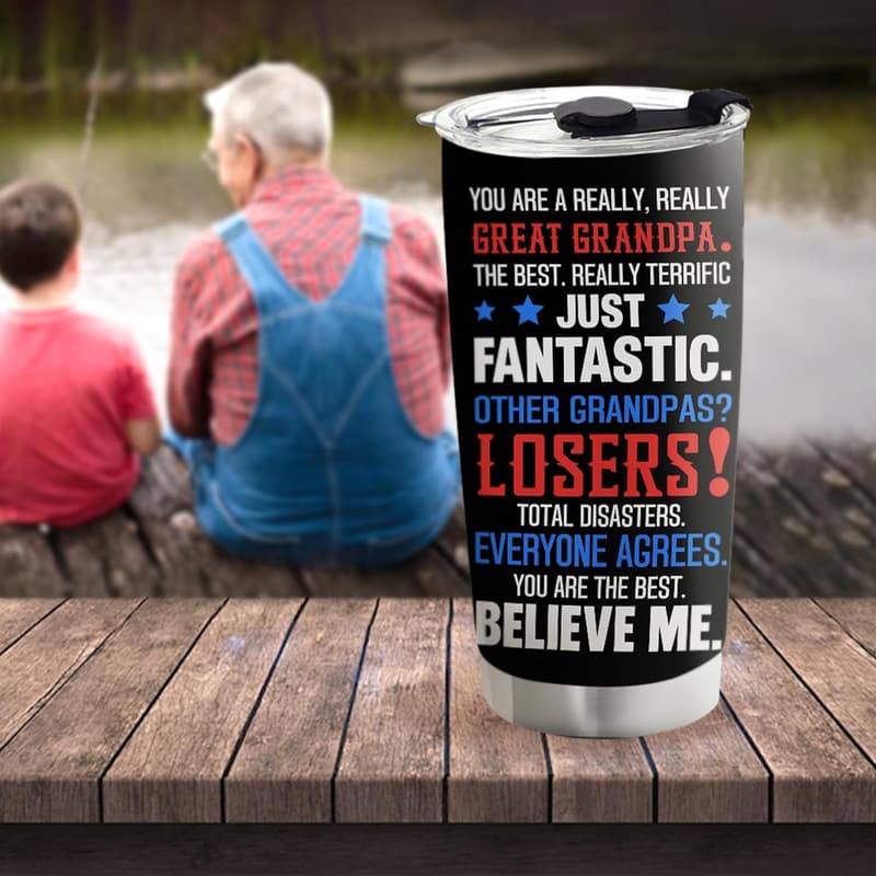 Father's Day Tumbler Gift for Grandpa - 20oz