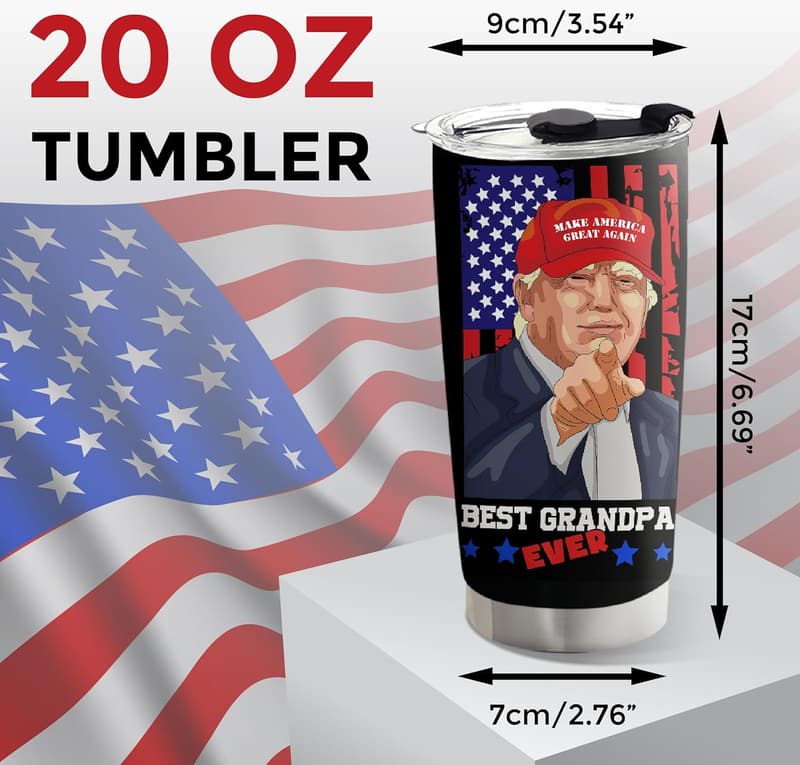 Father's Day Tumbler Gift for Grandpa - 20oz