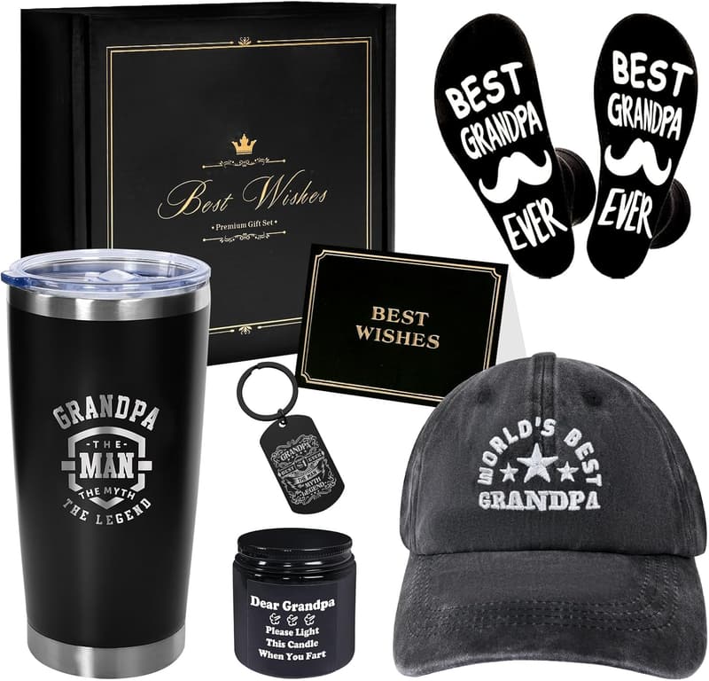 Birthday Gift Basket for Grandpa - Father's Day Present Ideas