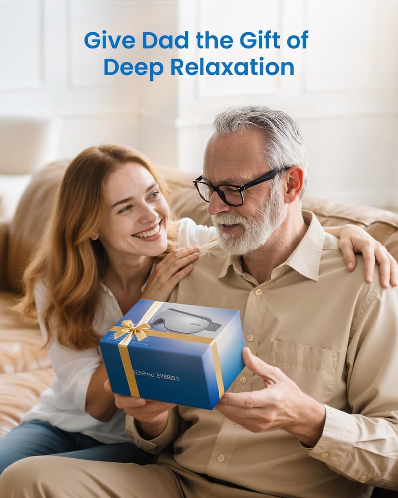 Eye Massager with Heat - Perfect Father's Day Gift