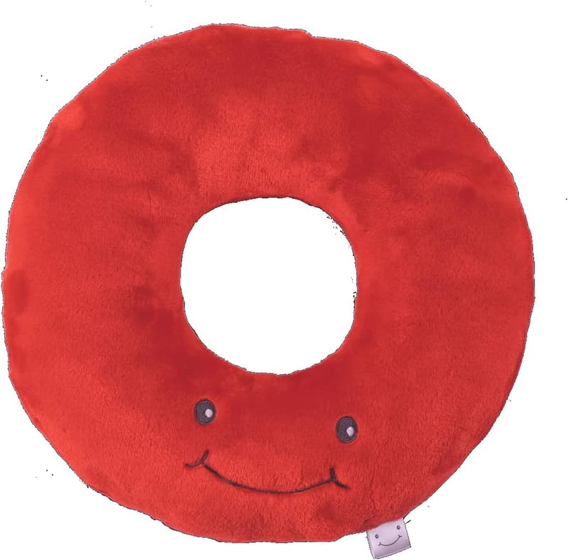 Educational Ruby Red Plush Letter O - 11