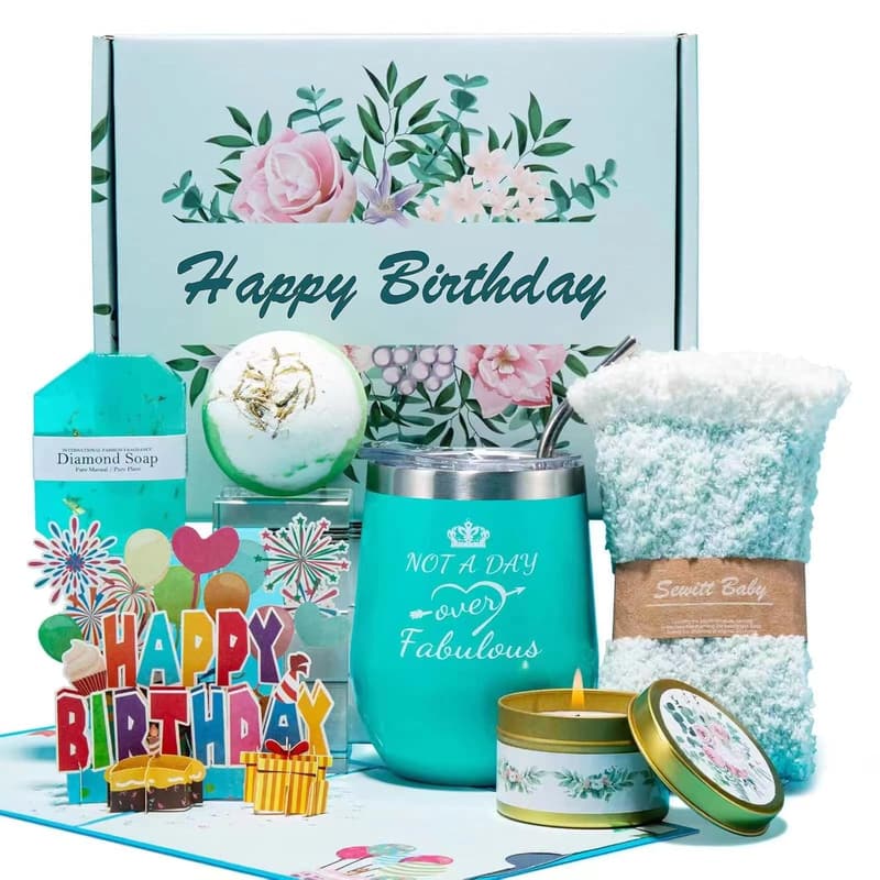 Relaxing Spa Gift Basket for Women - Unique Birthday Surprise