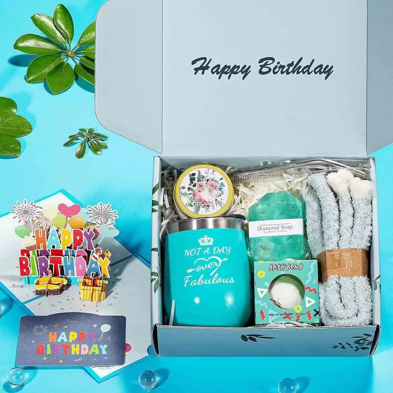 Relaxing Spa Gift Basket for Women - Unique Birthday Surprise