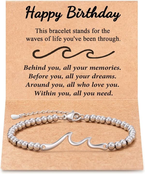Birthday Wave Bracelet for Women - Meaningful Gift for Loved Ones