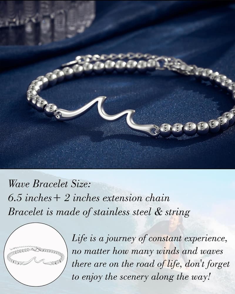 Birthday Wave Bracelet for Women - Meaningful Gift for Loved Ones