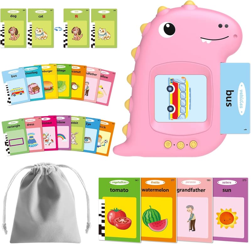 Toddler Flash Cards - Vehicles, Food, Colors & Animals