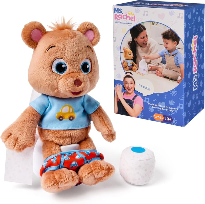 Potty Training Plush Bear Toy Set for Toddlers (18+ Months)