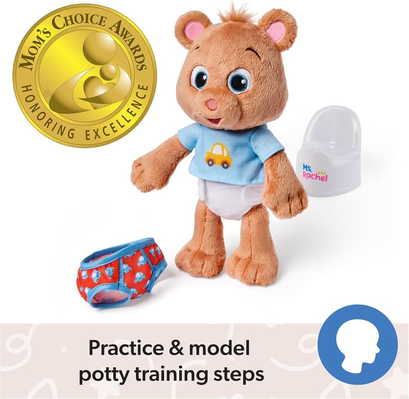 Potty Training Plush Bear Toy Set for Toddlers (18+ Months)