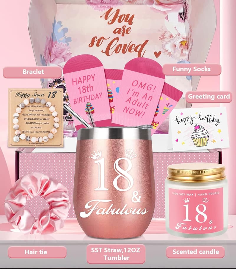 18th Birthday Gifts for Girls - Unique Presents for Her