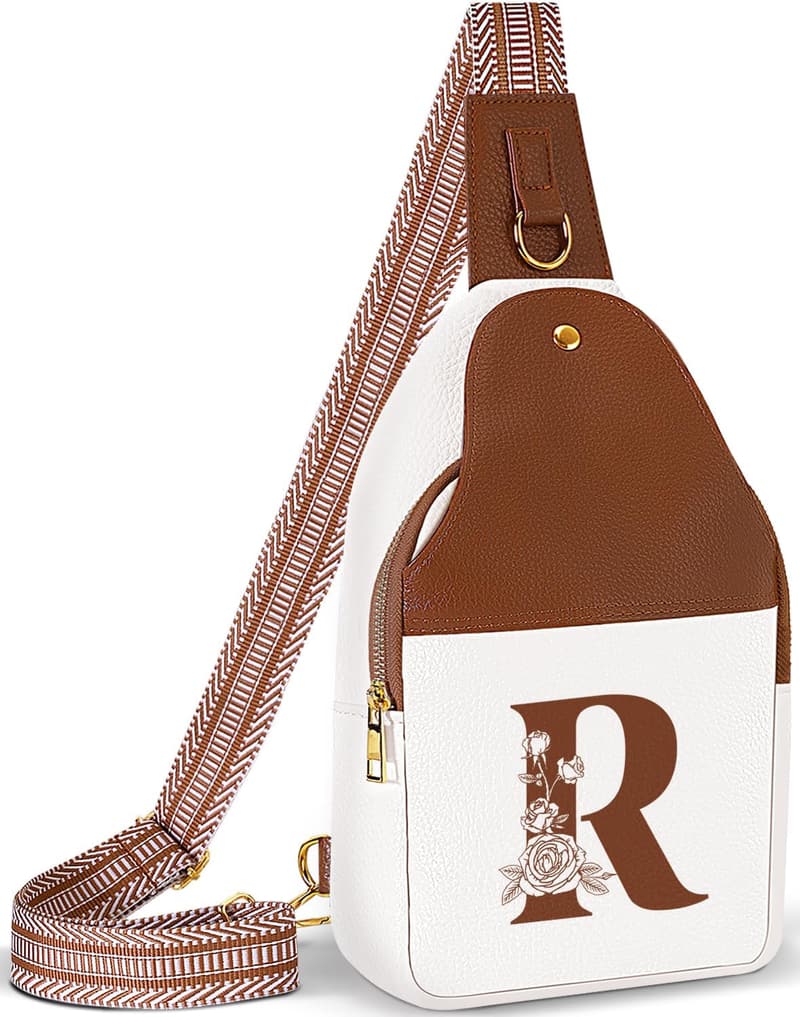 Personalized Leather Crossbody Bag for Women