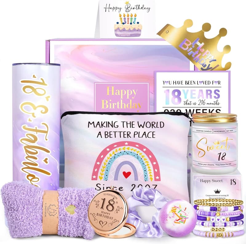 18th Birthday Gift Set for Girls - 11 Unique Ideas